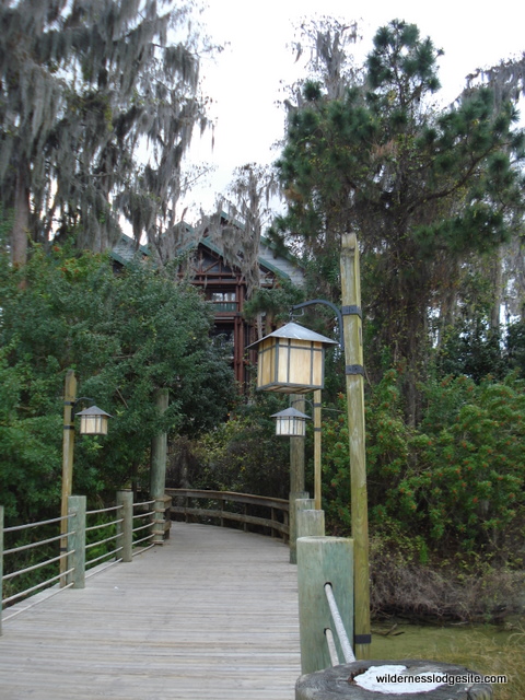 Pathway from Boat Dock to Lodge